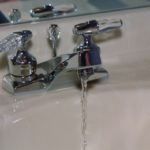 running sink faucet