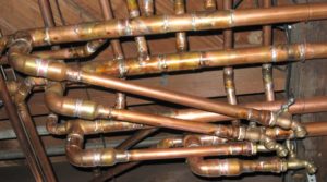 copper pipes